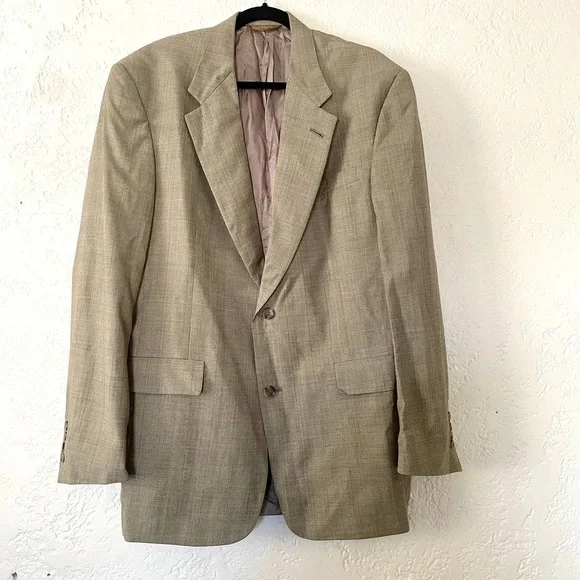 Hart Schaffner Marx Vintage Men's Coat Jacket Blazer Casual Oversized Grandpa - Picture 1 of 6